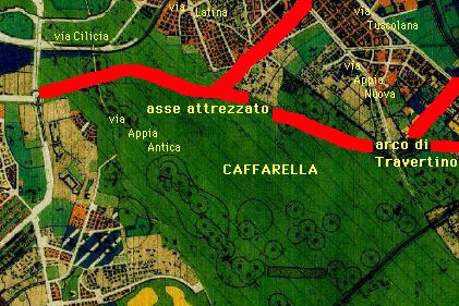 La Caffarella nel PRG di Roma del 1965