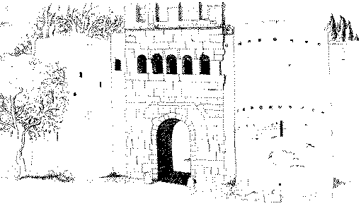 drawing of Porta Latina