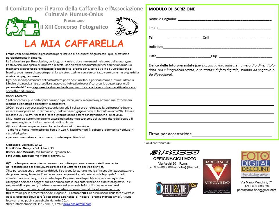 Bando_concorso_2013_LA_MIA_CAFFARELLA