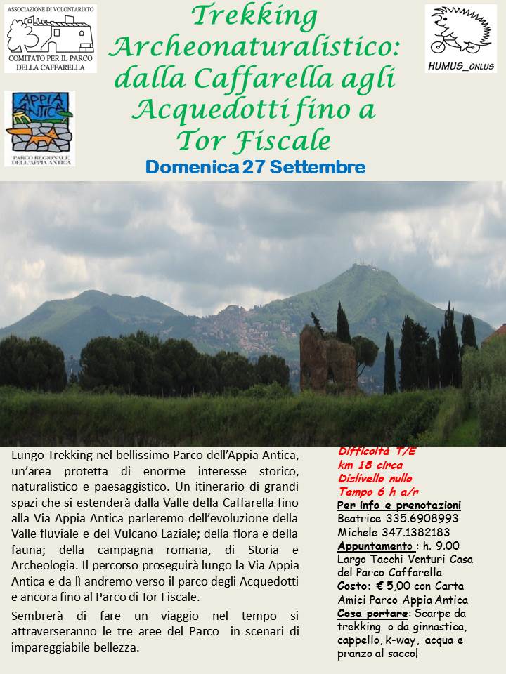 Trekking 27 settembre