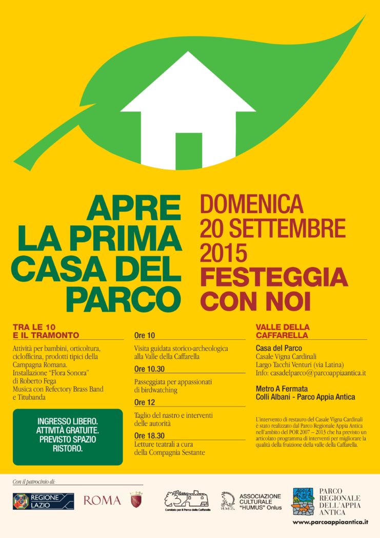 locandina inaugurazione casa parco 2015 -A3 def ultima