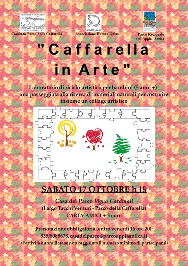 Volantino CaffarellainArte Michela m