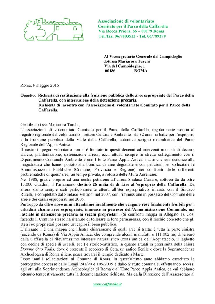 Lettera alla Turchi 1