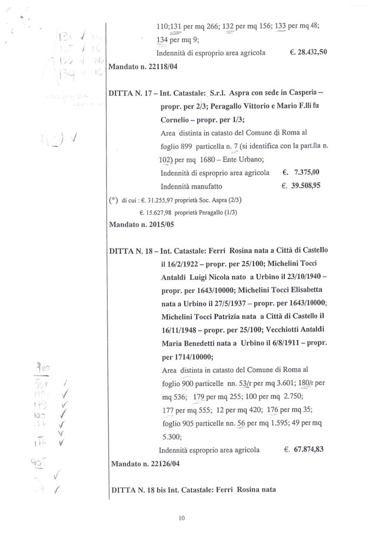 2005 Decreto esproprio Veltroni 1