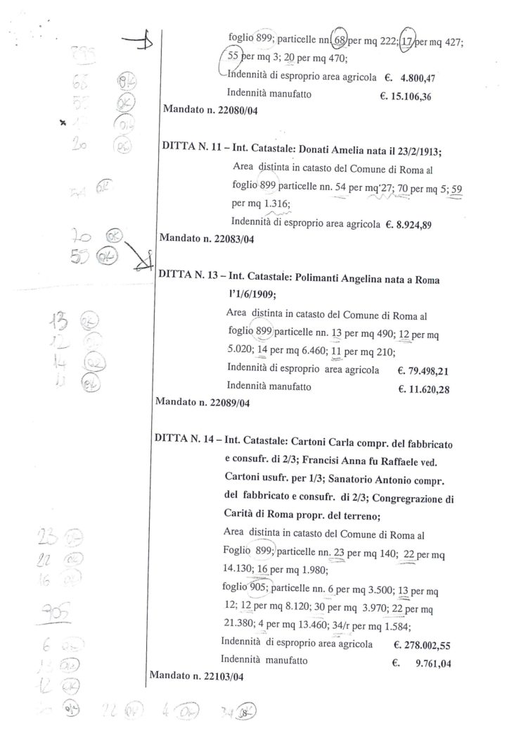 2005 Decreto esproprio Veltroni 15