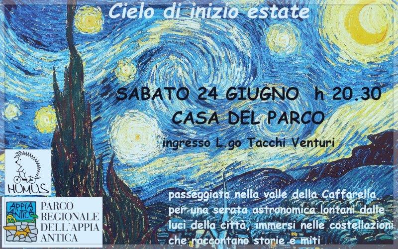 serata astronomica 24 giugno