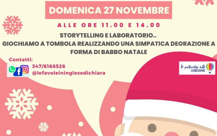 Tombola di Natale / Domenica 27 Novembre